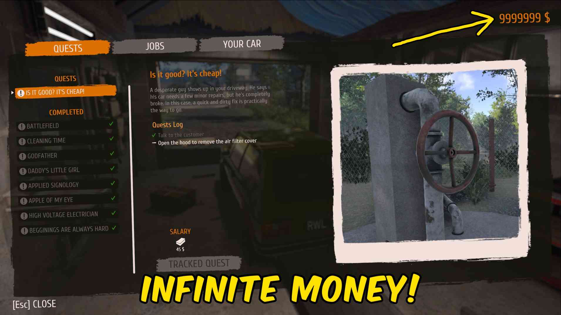 Cheap Car Repair — Give Money (screenshot 2)